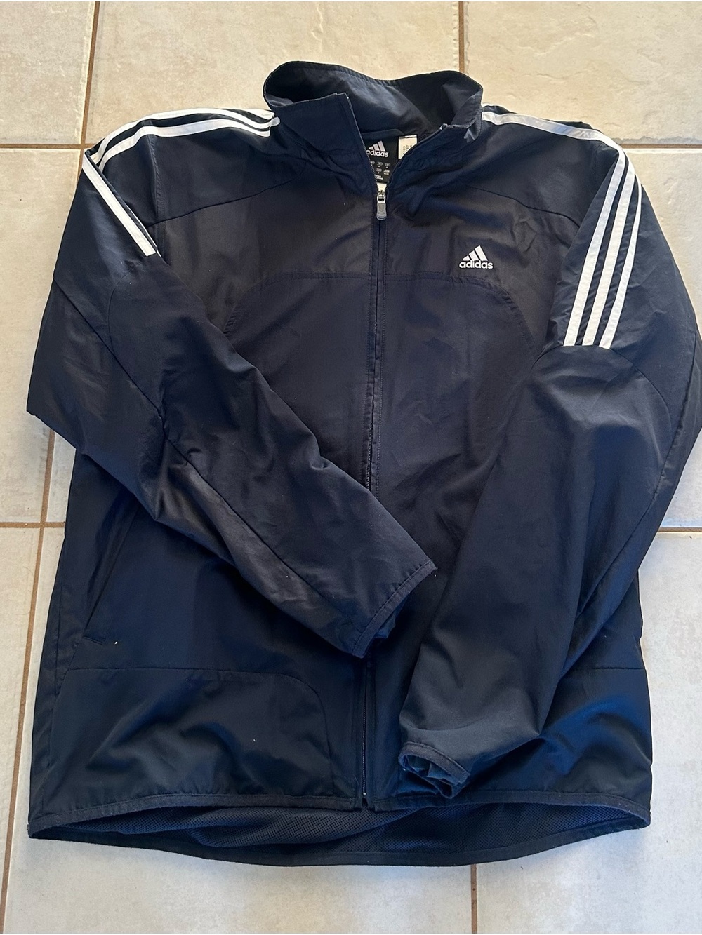 Adidas Men’s Blue Lightweight Track Jacket size M